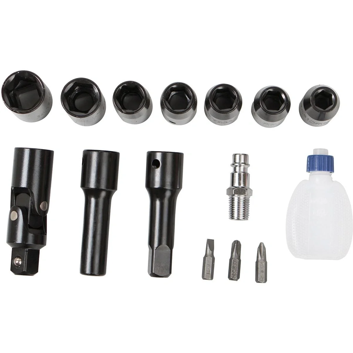 Druckluft-Ratschen-Satz 1/2 Inkl. - 1