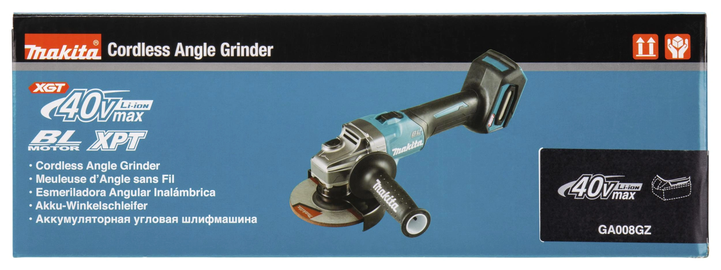 Akku-Winkelschleifer 40V max. (ohne Akku, ohne Ladegerät) GA008GZ - 8