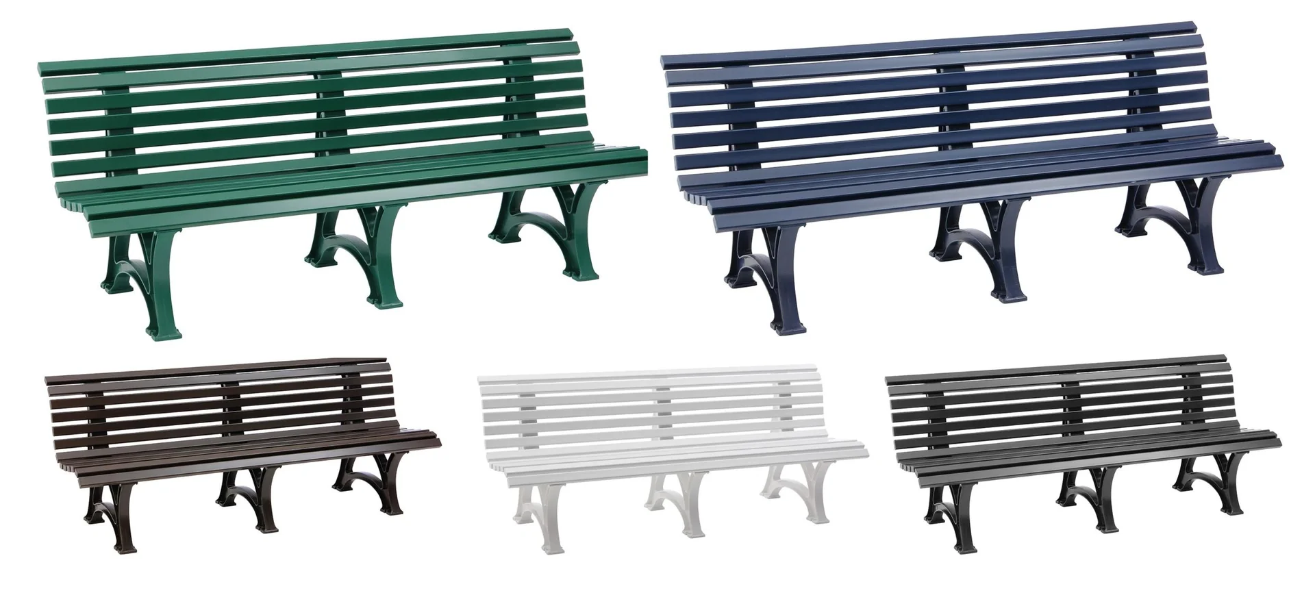 Gartenbank Borkum blau - 4