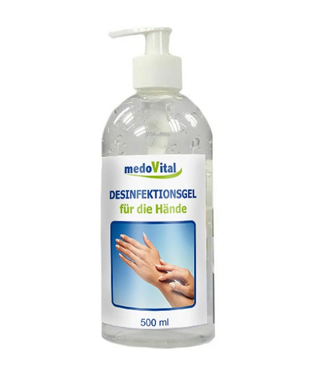 Desinfektions-Gel für die Hände, im Spender, 500 ml - 1