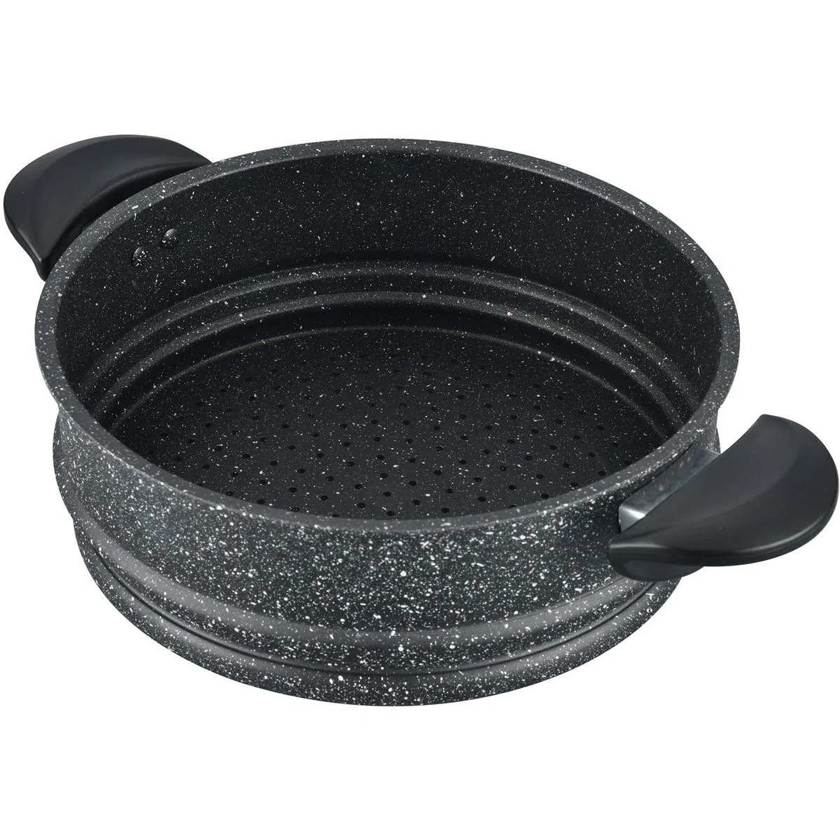 NL Couscous-Topf - 26cm - 12L - Schwarz - 7