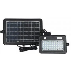 VT-788-10 Scheinwerfer mit Sensor - Solar - 10W - 4000K - 1100 Lumen - 1