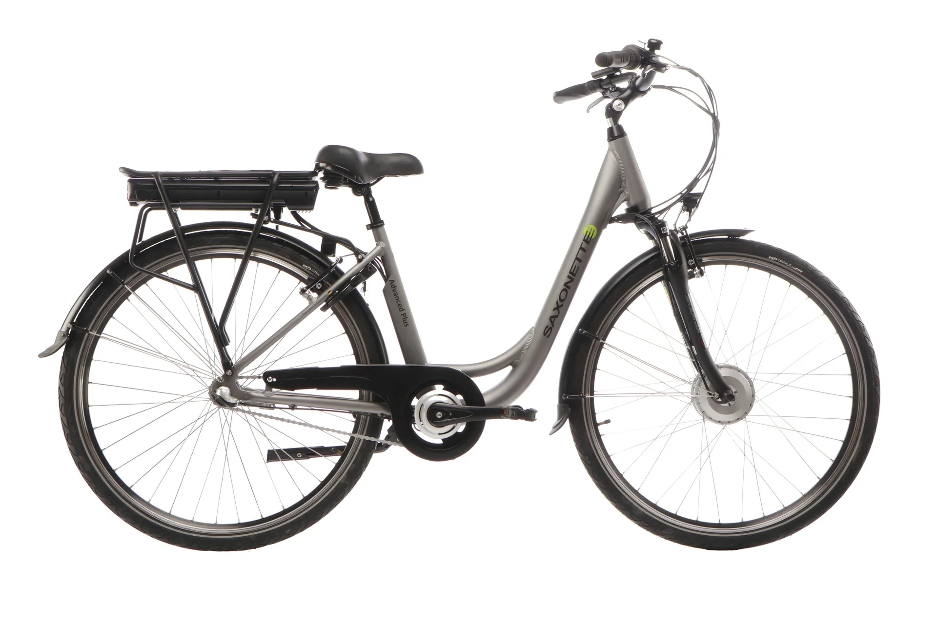 Unisex City E-Bike 28 Zoll, Rahmenhöhe 45 cm, 3-Gang Nabenschaltung, silber matt, Berlin - 2