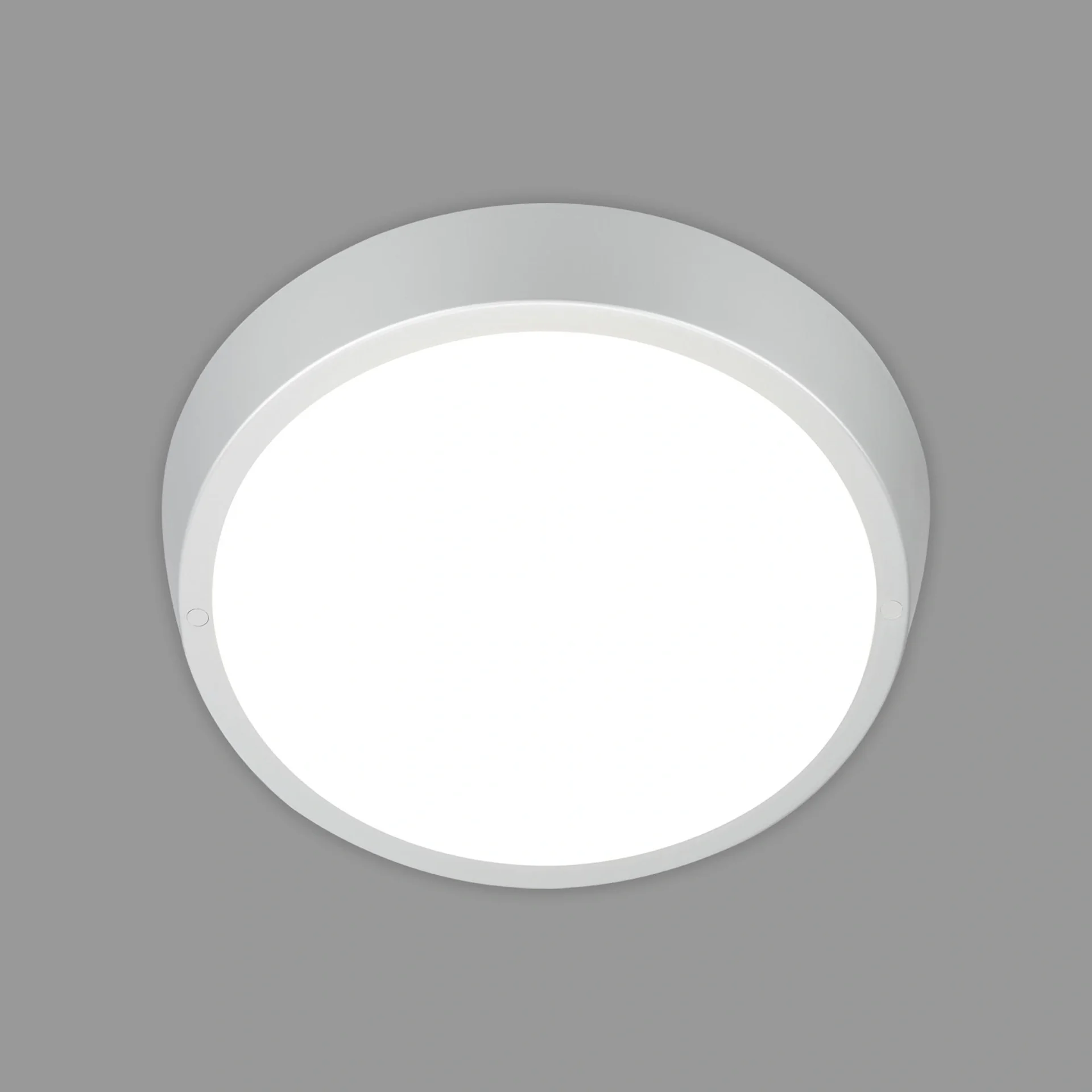 HAGEN LED Außenleuchte, Wand- und Deckenleuchte, silberfarben, IP44, 24 Watt, 2.160 lm, 4.000 K - 6
