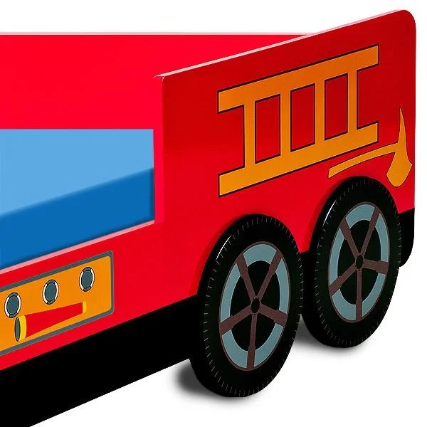 Kinder-Feuerwehrmann-Bett Noah 200x90 cm - 2