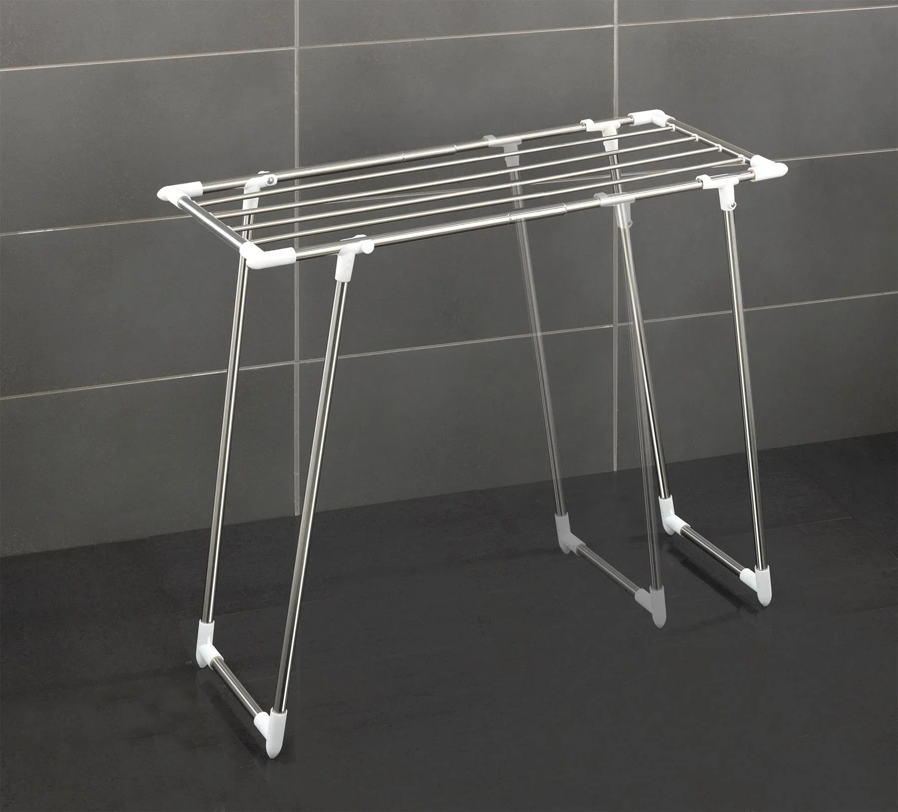 Teleskop Wäschetrockner ausziehbar, Edelstahl - 4