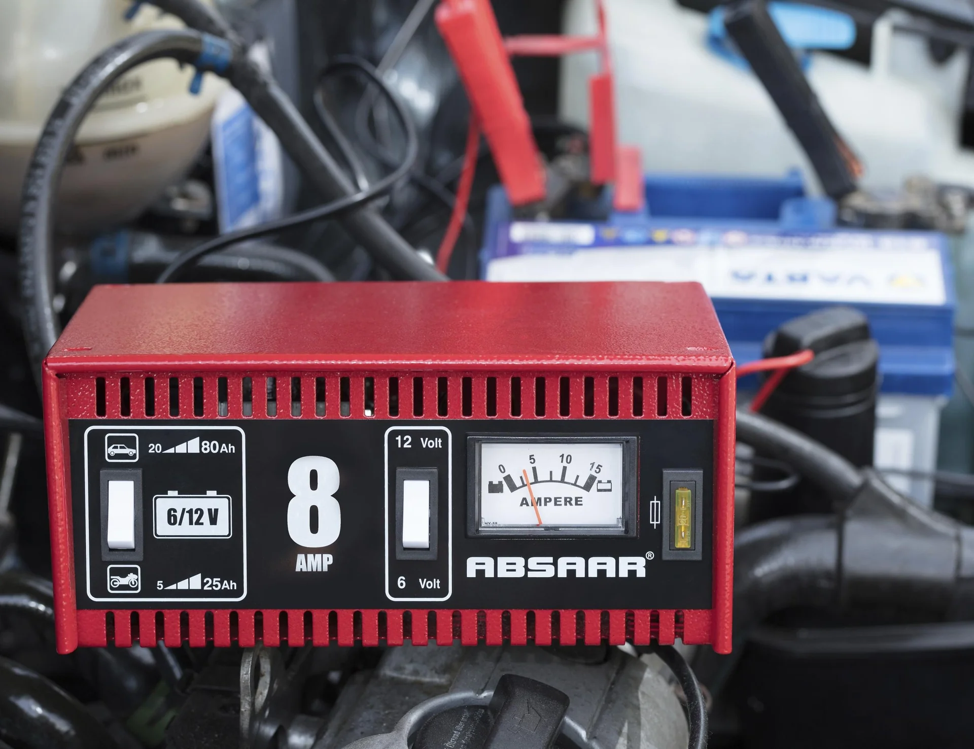 Batterieladegerät 8A 6/12V Motorrad - 3