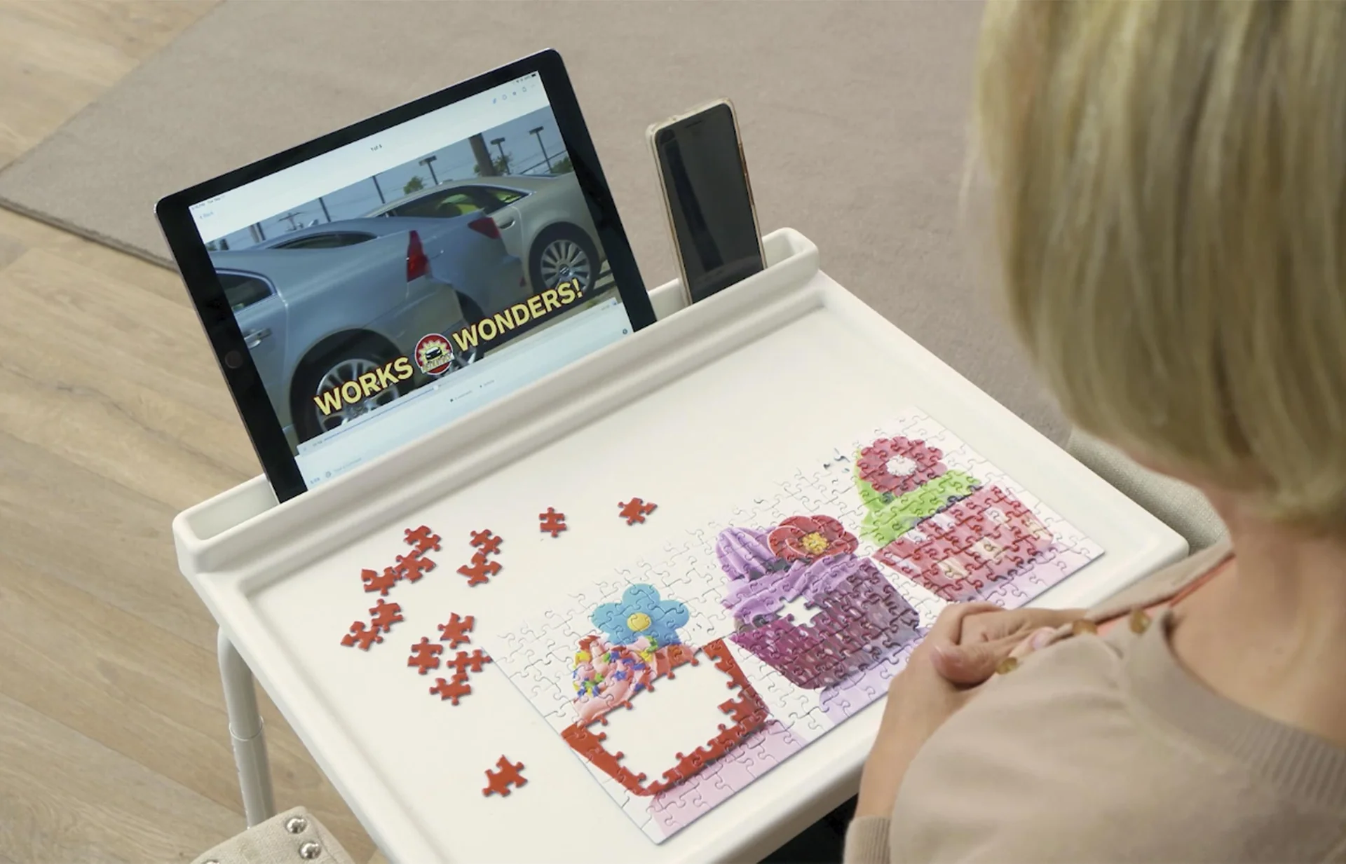 Express-Beistelltisch inklusive LED Lampe - 9