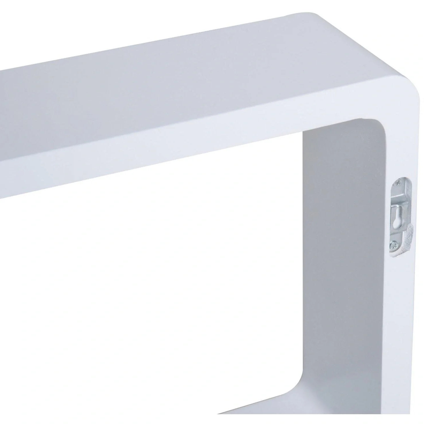 Wandregal Hängeregal 3er Set Cube MDF Weiß - 5