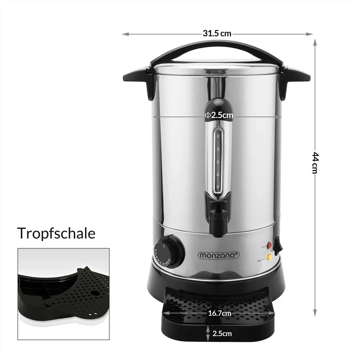 Glühweintopf 8,8 l - Kochtopf - 6