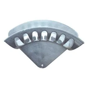 Wandschlauchhalter, Alu, Größe L, 348 x 255 x 143 mm - 2