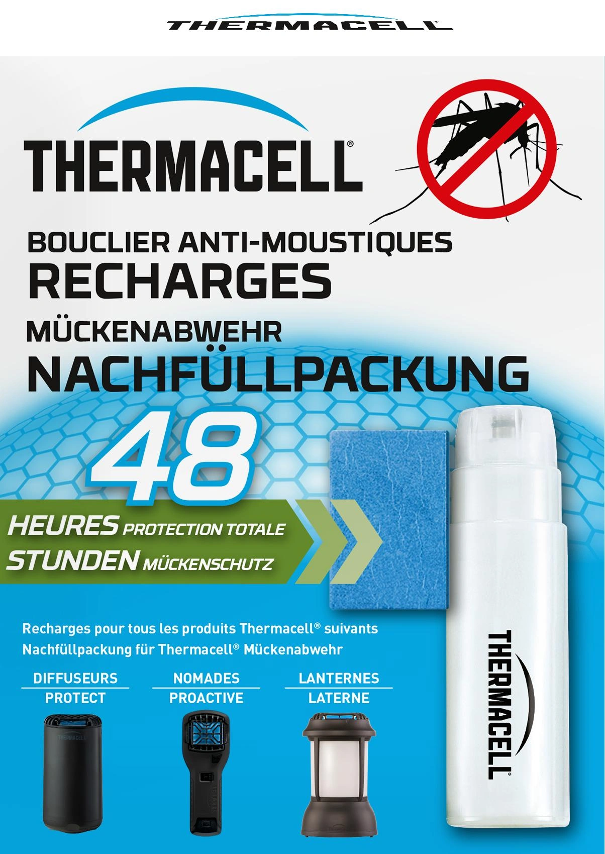 Mückenabwehr Nachfüllpackung 48 Stunden - 2
