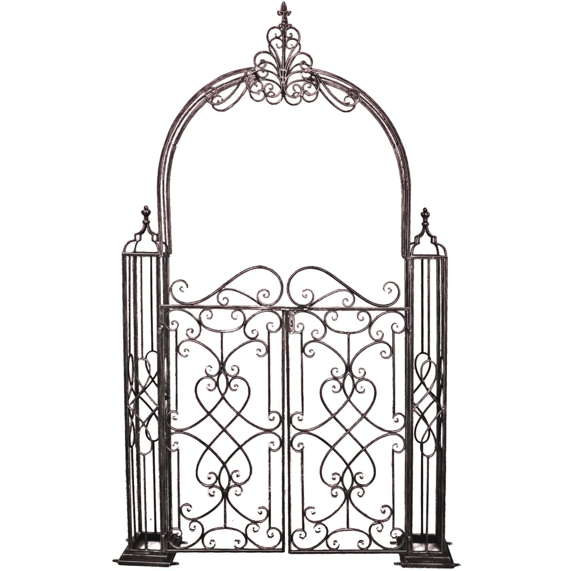 Pforte mit Rosenbogen "Towada" - 1