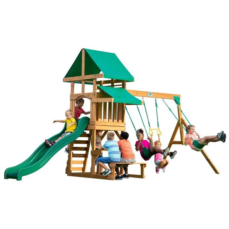 Belmont Spielturm mit Schaukeln und Rutsche - 1