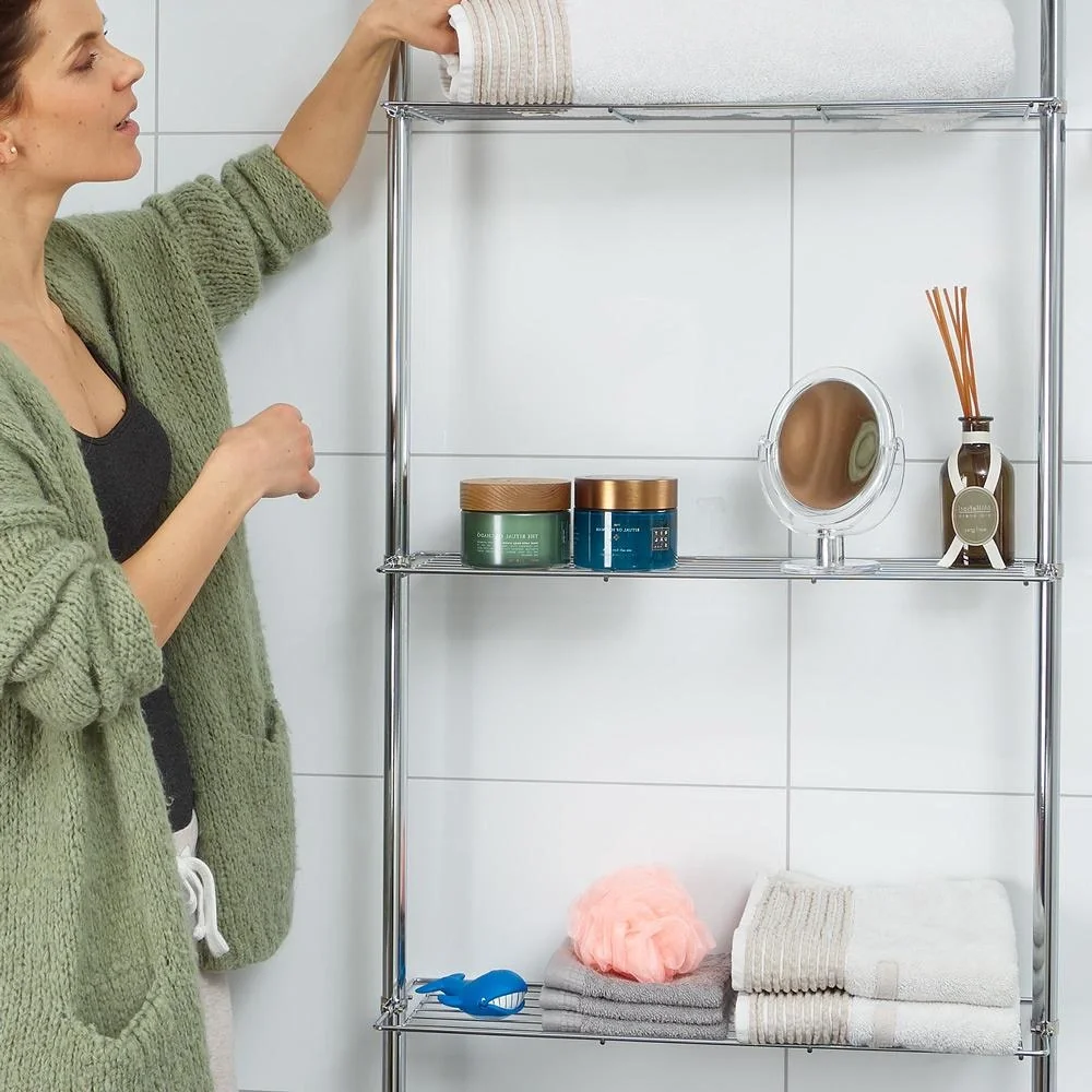 Badezimmerregal 270 cm - Höhenverstellbar - Badezimmerschrank - 10