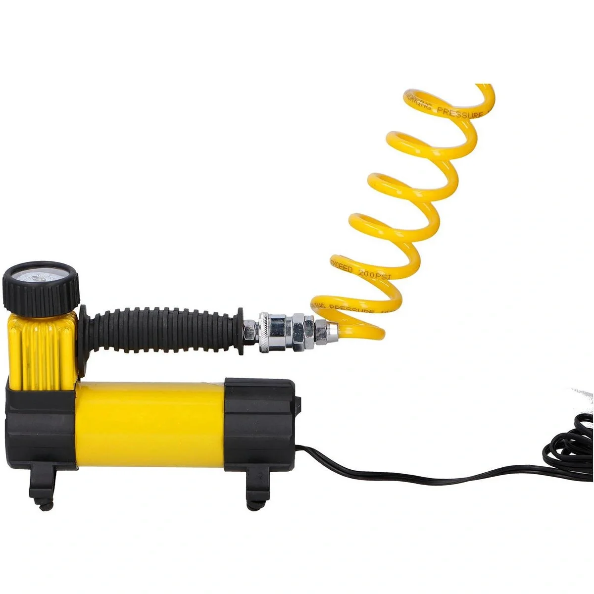 Mini-Kompressor - 12V - Inkl. 3 Adapter - über Zigarettenanzünder - 6