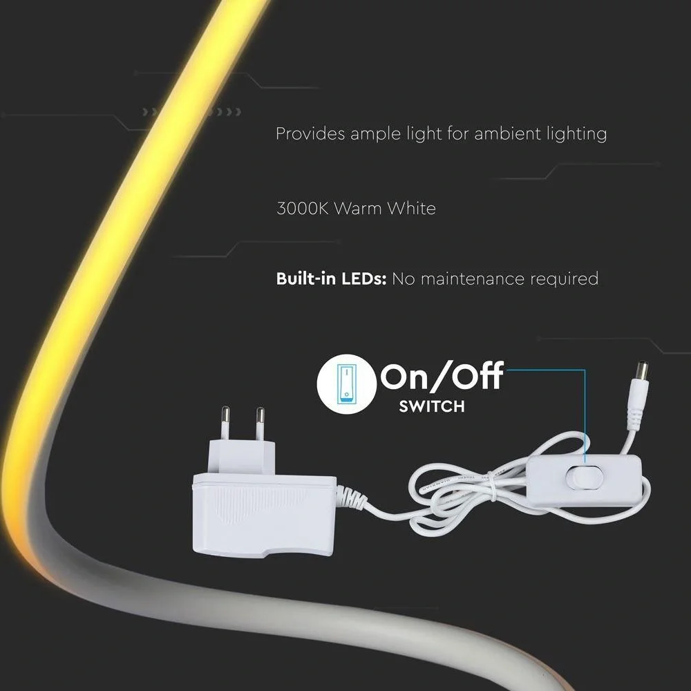 VT-7312 LED-Design-Tischleuchte - 17W - 1300 Lumen - 3000K - Weiß - 6