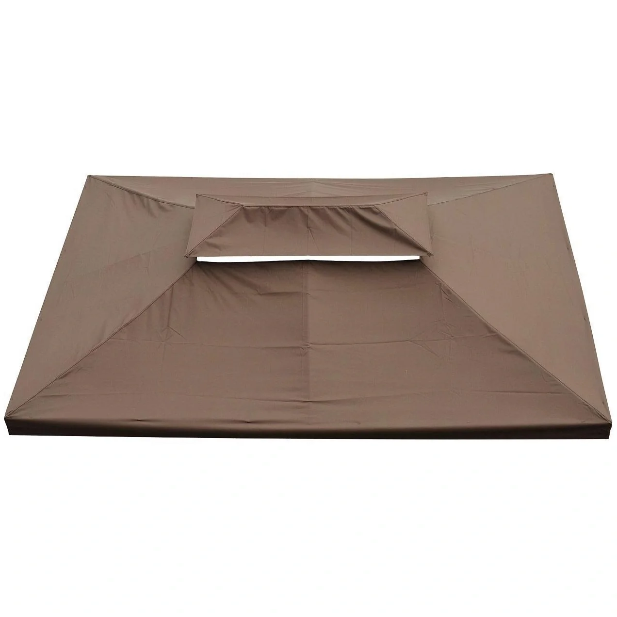 Ersatzdach für Metall-Gartenpavillon 3x4m kaffeebraun - 4