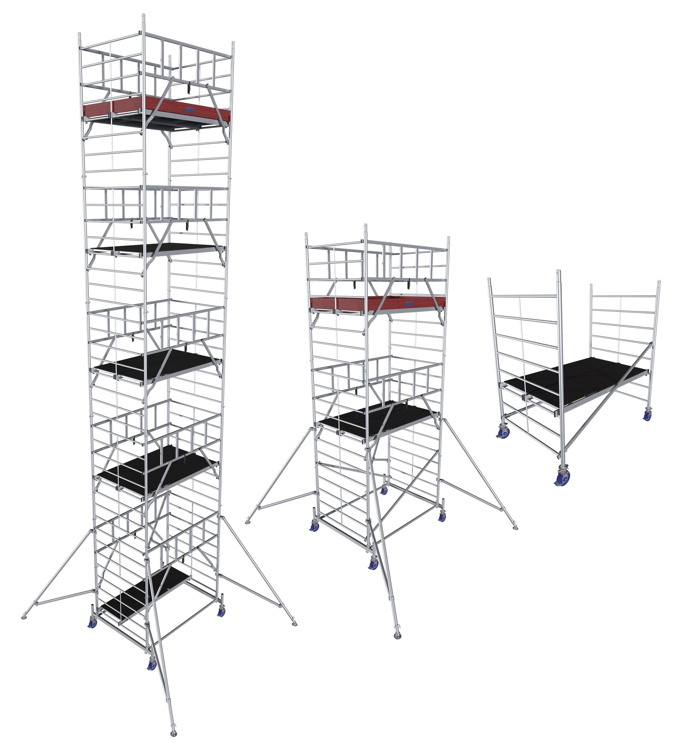MONTO ProTec XXL Alu-Fahrgerüst Breitaufbau, Arbeitshöhe ca. 10,30 m - 2