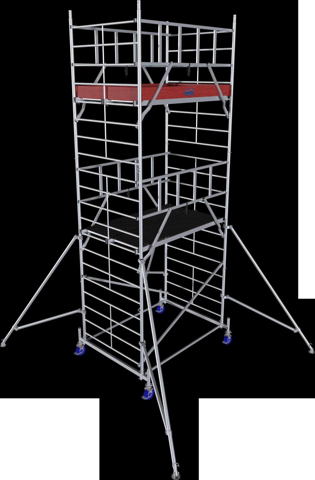 MONTO ProTec XXL Alu-Fahrgerüst Breitaufbau, Arbeitshöhe ca. 6,30 m - 2