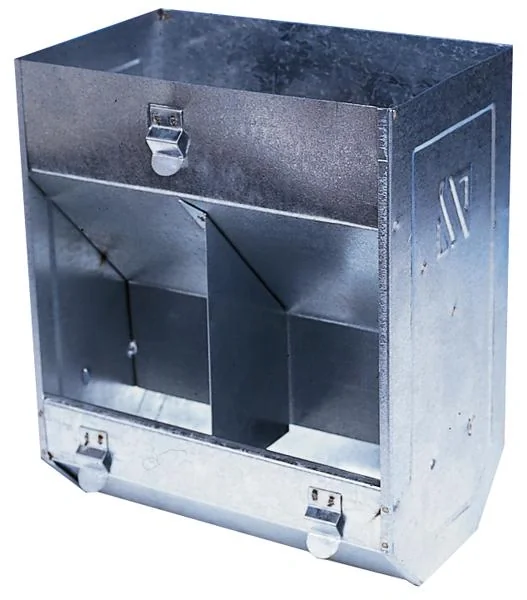 Futterautomat mit 2 Fressplätzen, HxBxT 24 x 19 x 13 cm, ca. 3 l - 2