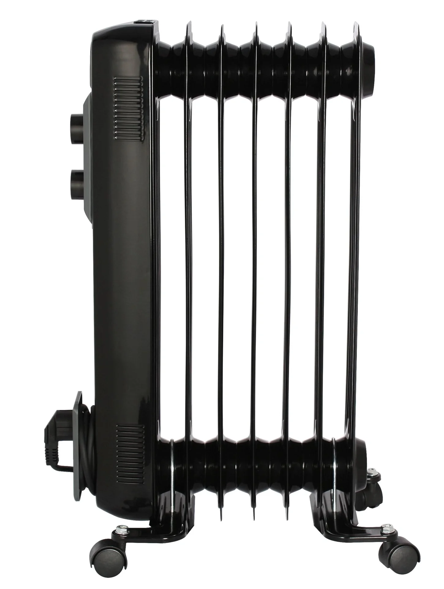 Mobiler Ölradiator, schwarz, 7 Rippen - 12
