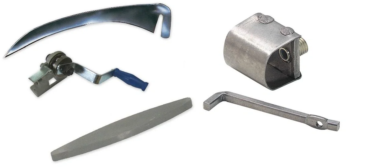 "Dengelmax Extra", Qualitäts Sense + Wetzstein und Sensenring im Set - 3