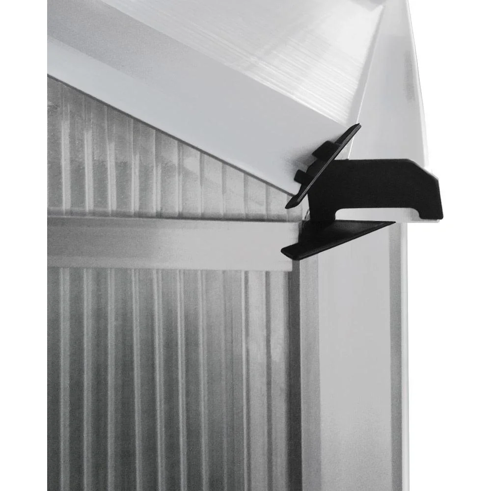 Aluminium-Seitengewächshaus 192x127x202cm mit Fenster - 7