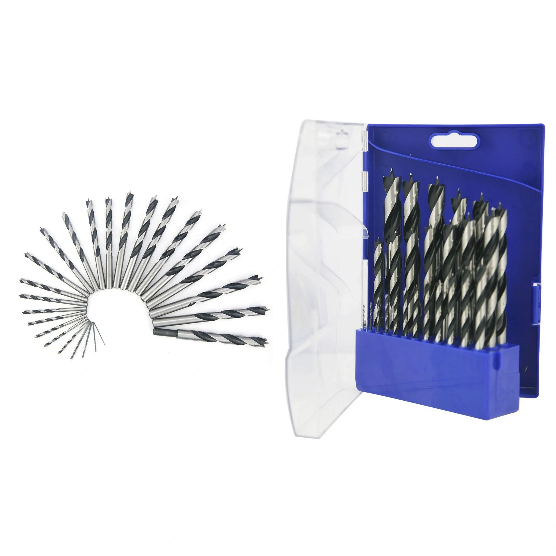 Holzbohrer-Set 25-teilig. 1,0 - 13,0 mm - 1