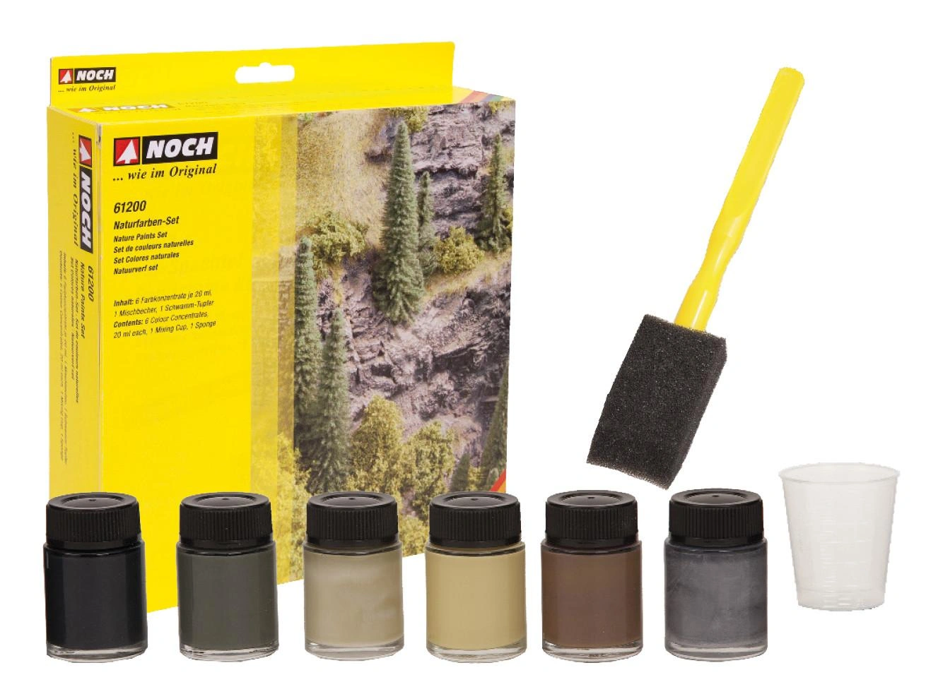 Naturfarben-Set, 6 Farbkonzentrate - 2