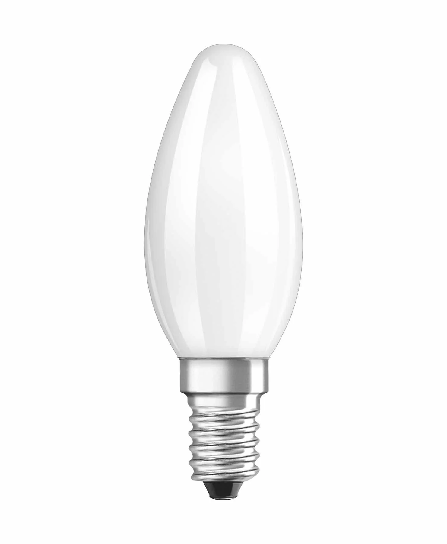 LED Retrofit CLASSIC B25 Filament Lampe in Kerzenform mit 2,5 Watt, E14, warmweiß, matt - 2