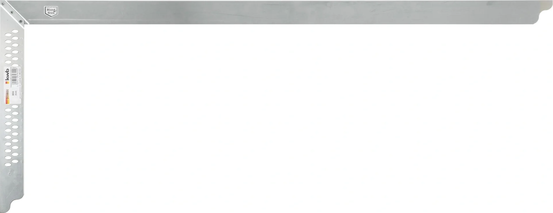 Edelstahl-Zimmermannswinkel 800 mm - 1