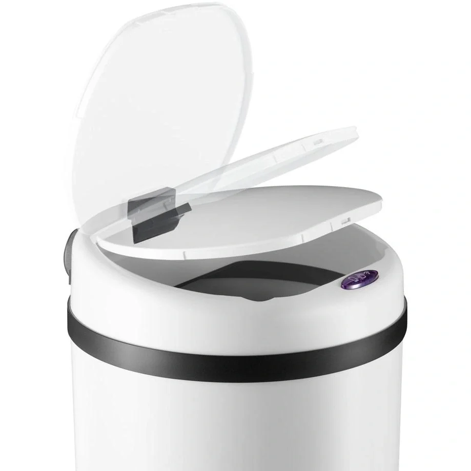 Sensor-Mülleimer Edelstahl weiß 40 Liter - 10