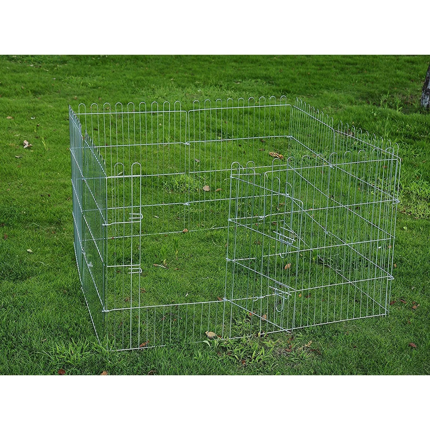 Freilaufgehege Welpenauslauf Welpenzaun Laufstall 8-teilig Maße: 63x60cm - 6