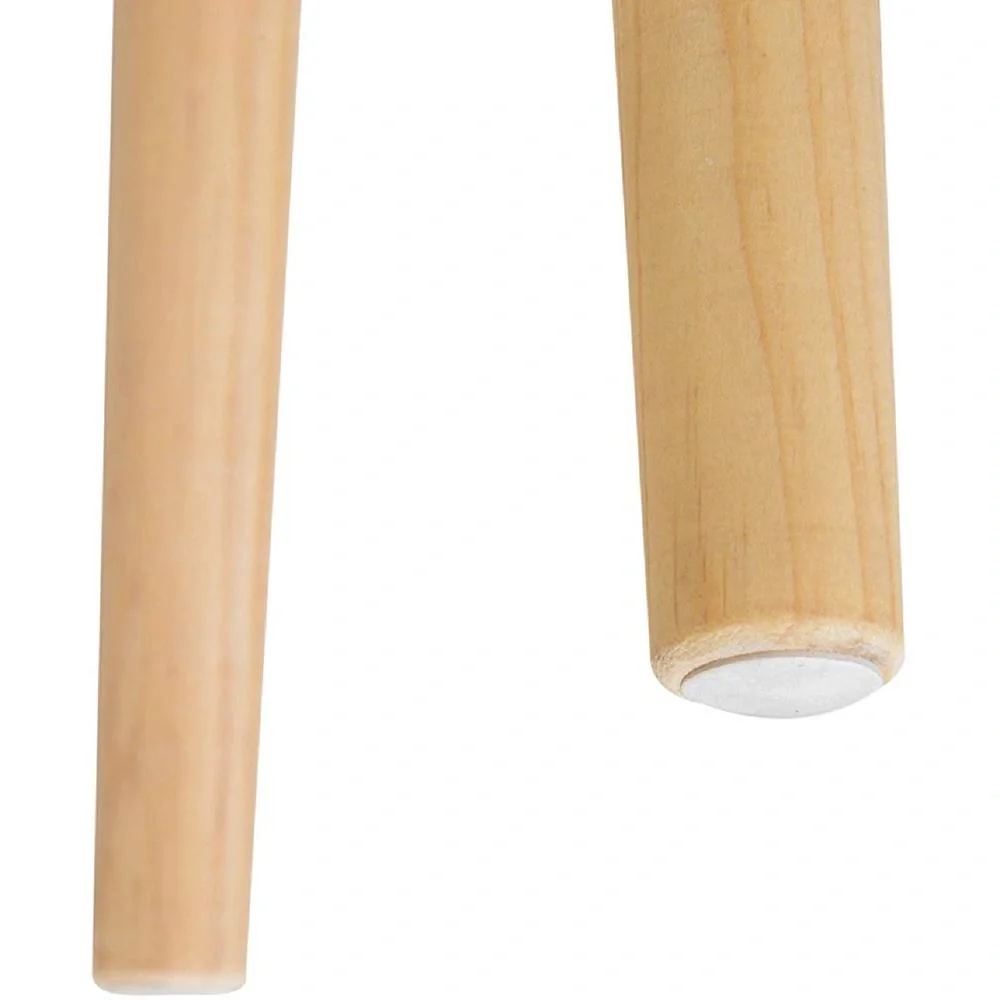 Beistelltisch Couchtisch Wohnzimmertisch rund aus MDF-Holz+Kiefer natur ?38,5 x 41,5 cm - 8