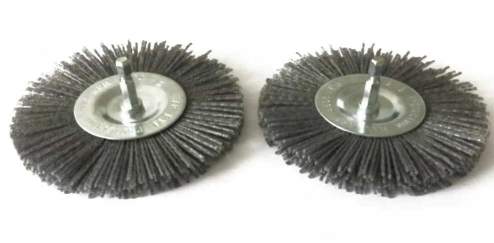 Ersatzbürsten 2er Set Polyamid (Nylon) zum Fugenreiniger GFR 401 - 1