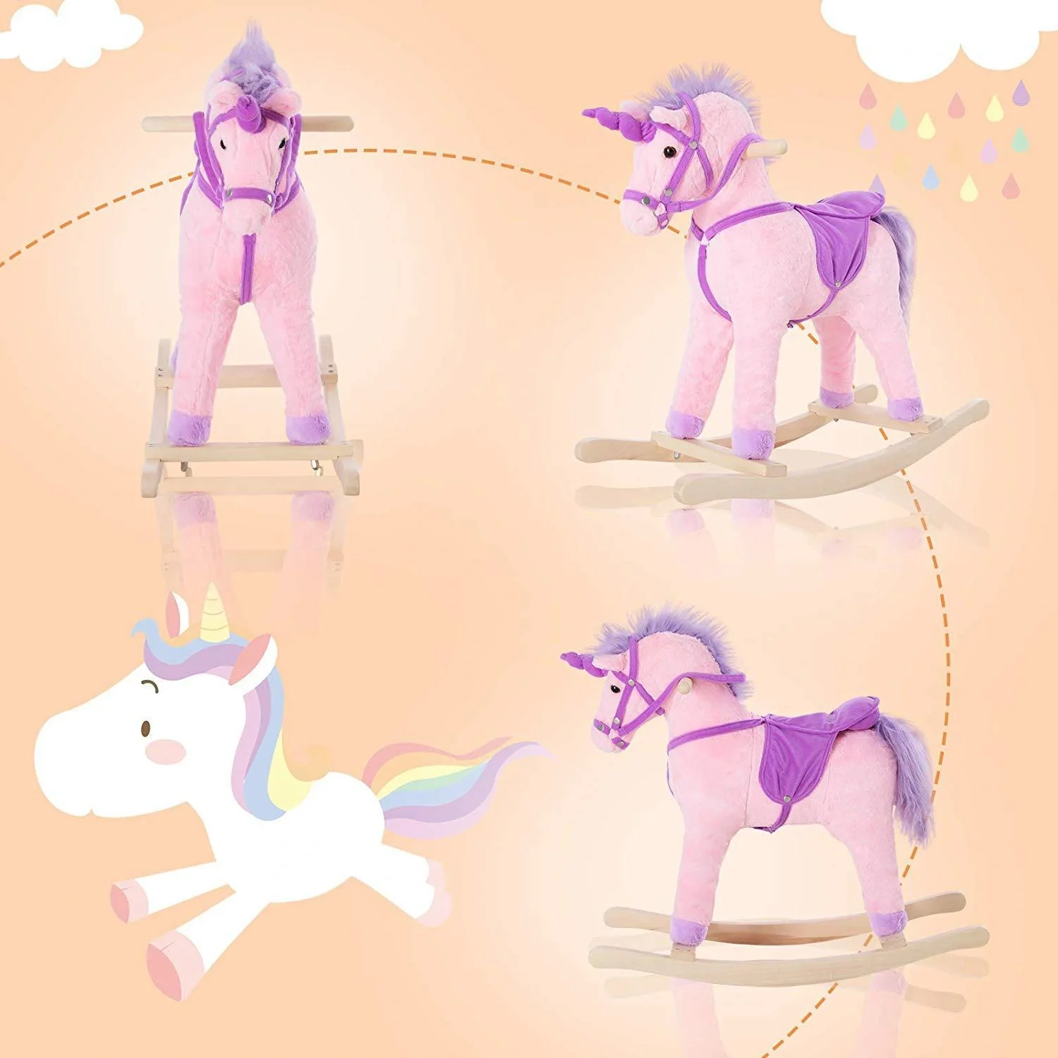 Schaukelpferd als Einhorn - 9