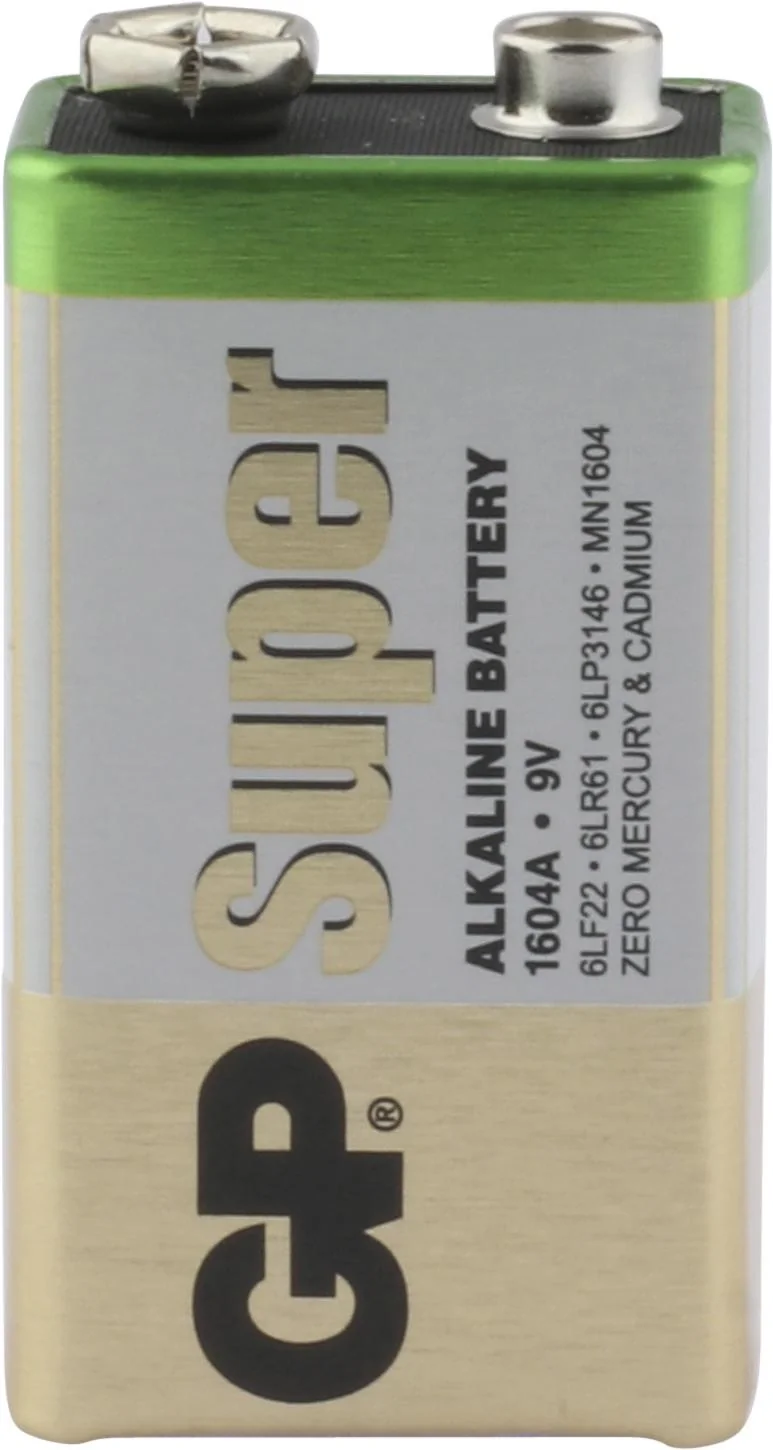 SUPER 9V Block Alkaline Batterie - 8 Stück - 6