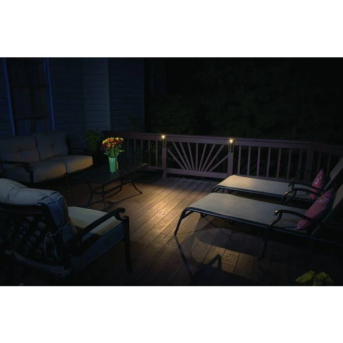 LED Wegbeleuchtung braun mit Bewegungsmelder 2er Pack MB562 30 Lumen IP66 - 6