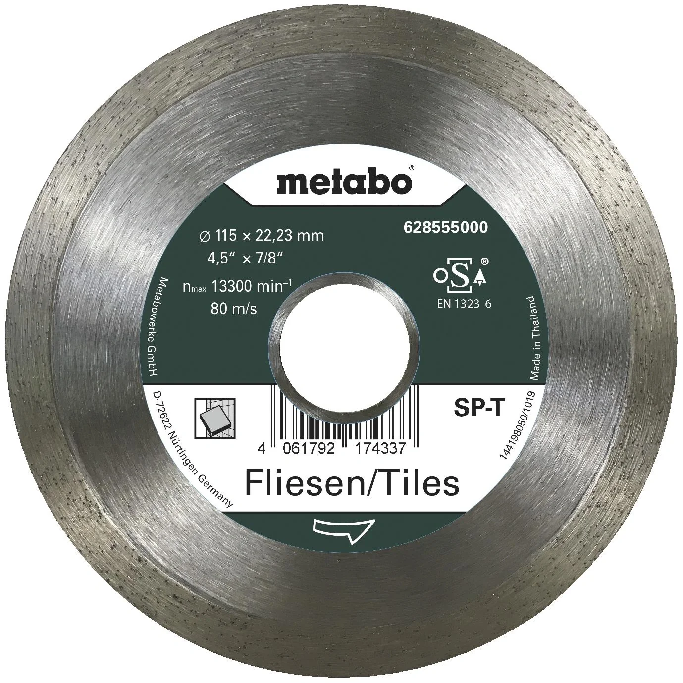 Diamanttrennscheibe SP-T, 115 x 22,23 mm - 1
