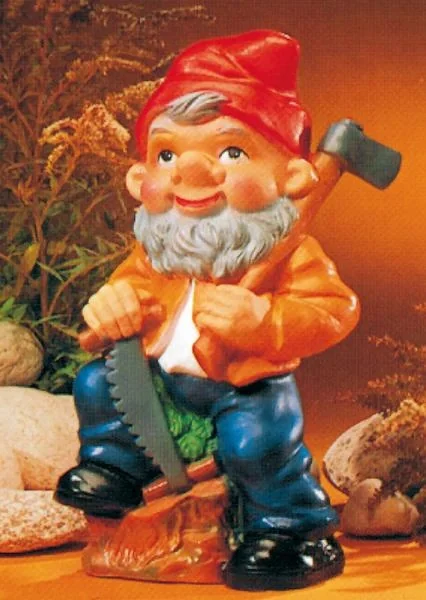 Zwerg als Holzfäller 34 cm - 1