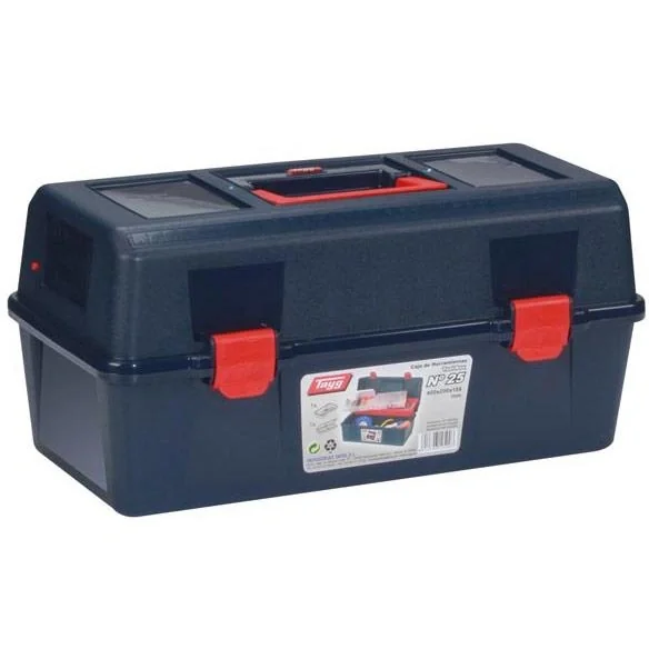 TAYG Werkzeugkoffer - 400 x 206 x 188 mm - Mit Einsatzschale & Sortierbox - 7
