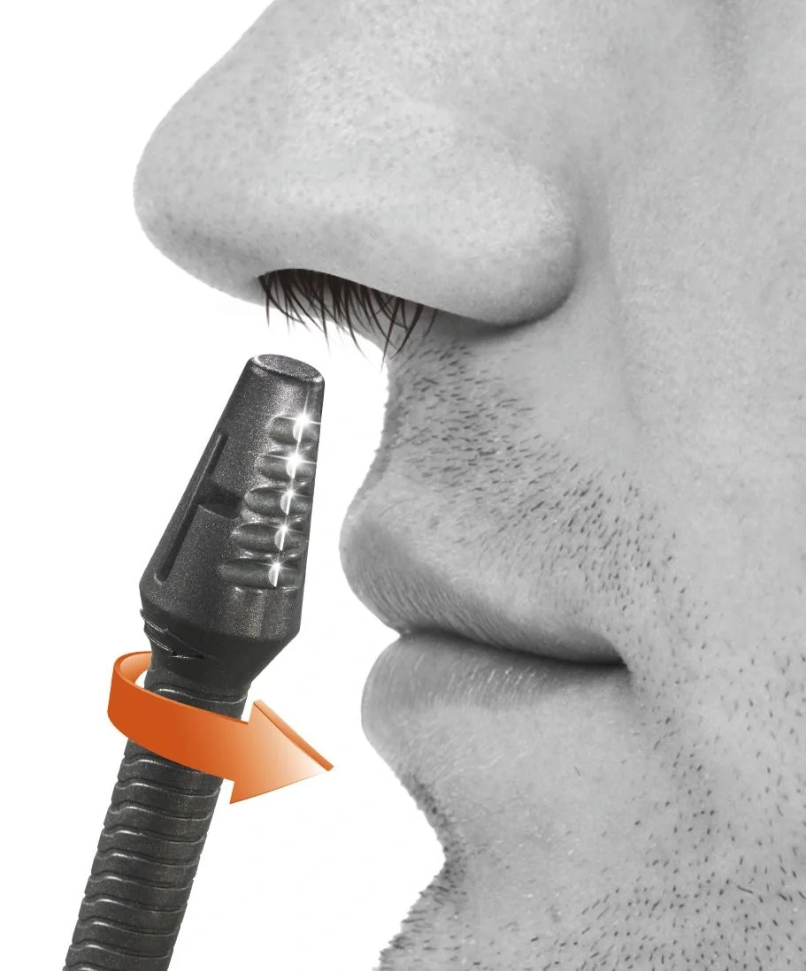 Nasenhaartrimmer, 8 cm anthrazit - 10