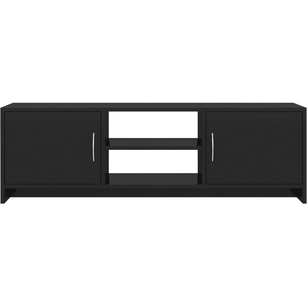 TV-Schrank 120x30x37,5 cm Spanplatte Hochglanz schwarz - 5