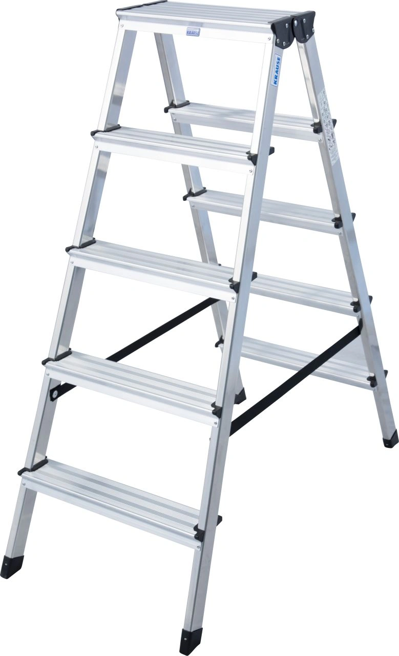 „DOPPLO“ STUFEN-DOPPELLEITER 2x5 STUFEN - 2