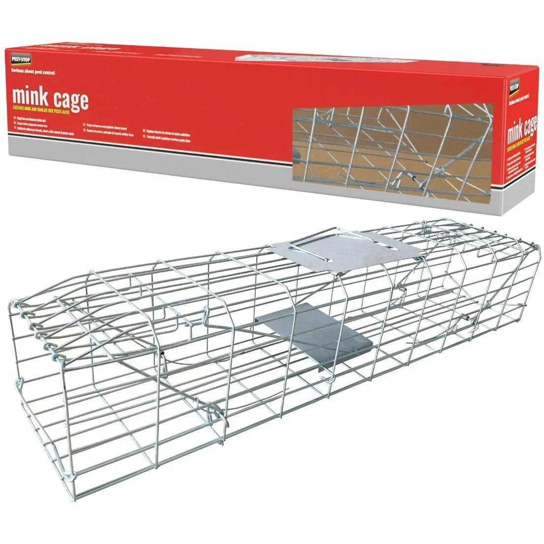 Pest Stop Marderkäfig - 2 Eingänge - Metall - Nerz, Marder - 3