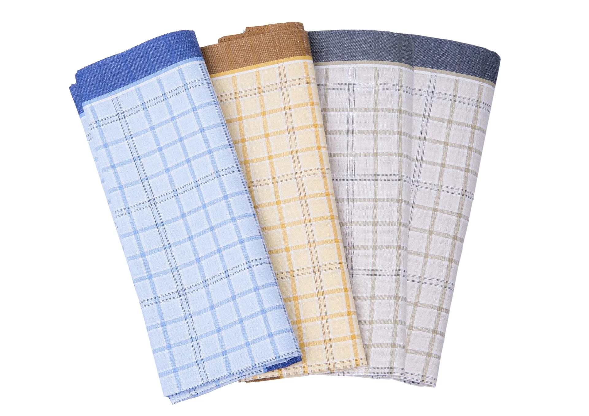 Taschentücher, 41 x 41 cm, 4er Pack, 1 Dessin in 3 Farben - 2