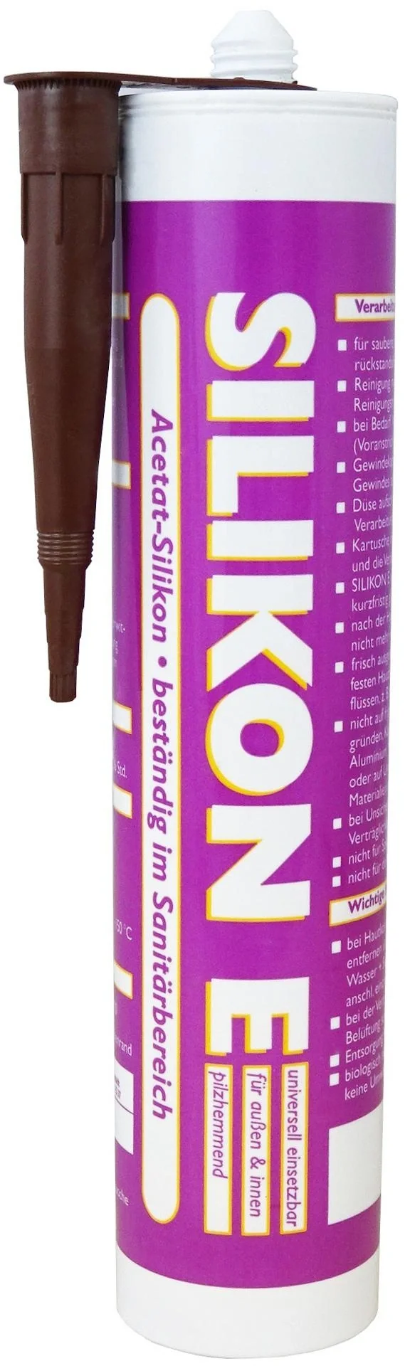 Silikon Fugendicht Braun, 310 ml - 2