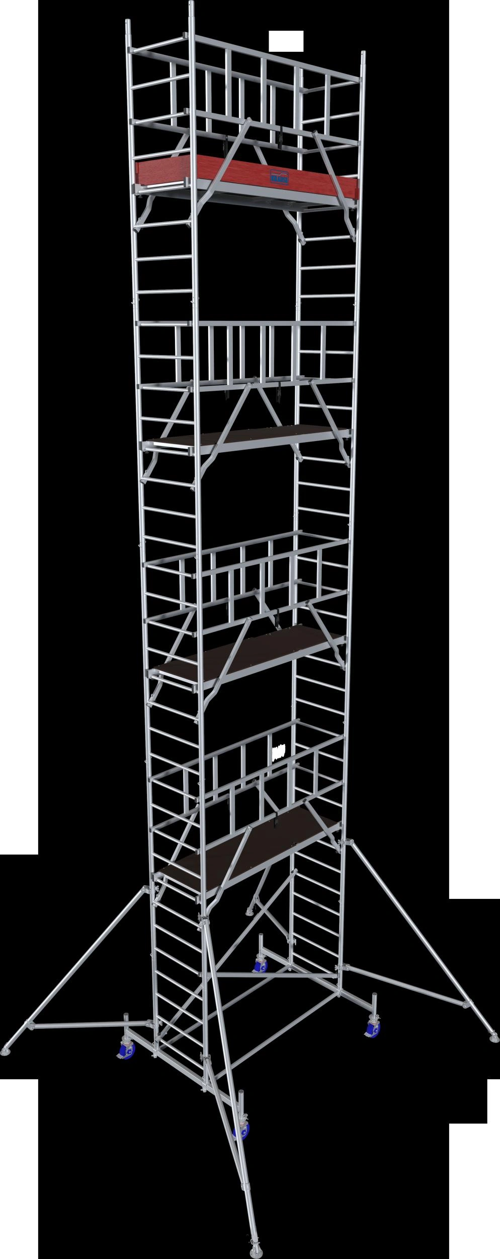 MONTO ProTec Alu-Fahrgerüst, Arbeitshöhe ca. 10,30 m - 2