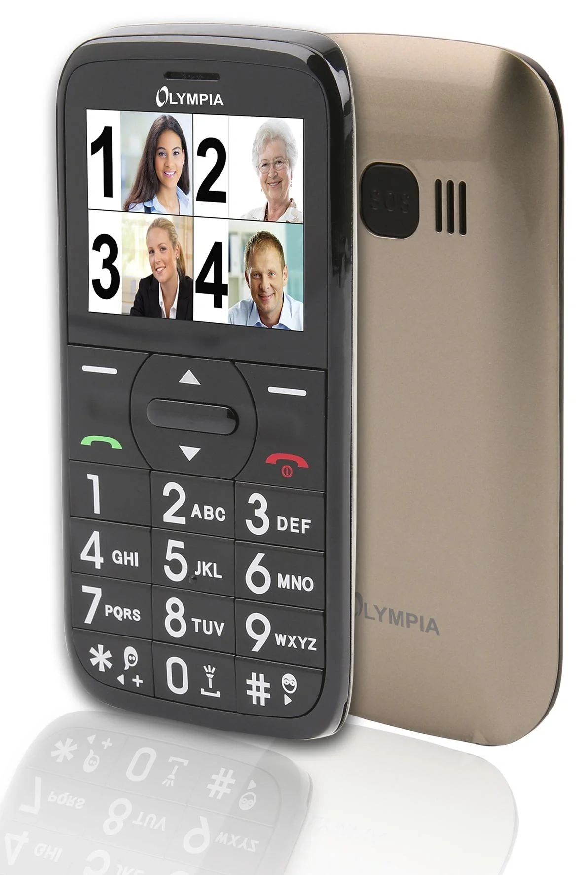 Großtasten Mobiltelefon - 3